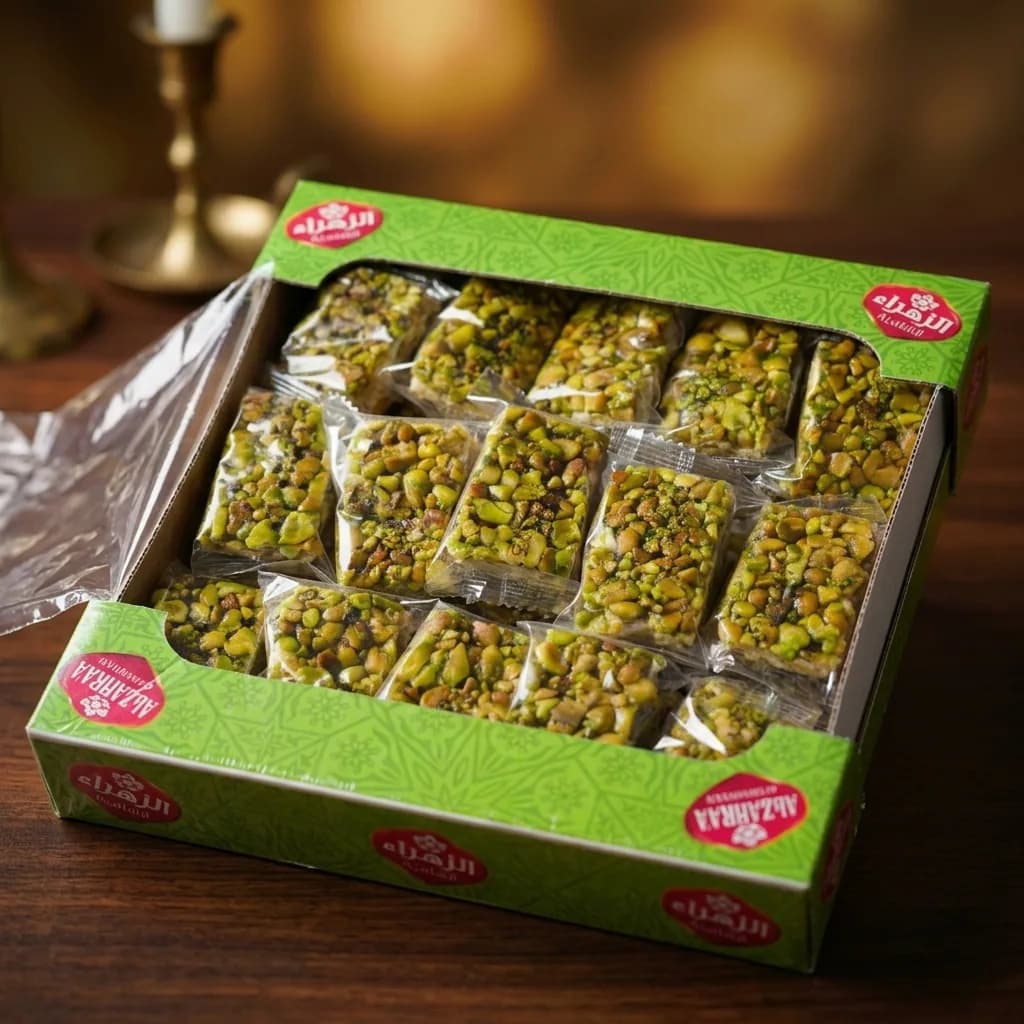 Alzahraa Alshamiyah Pistachio Brittle 2