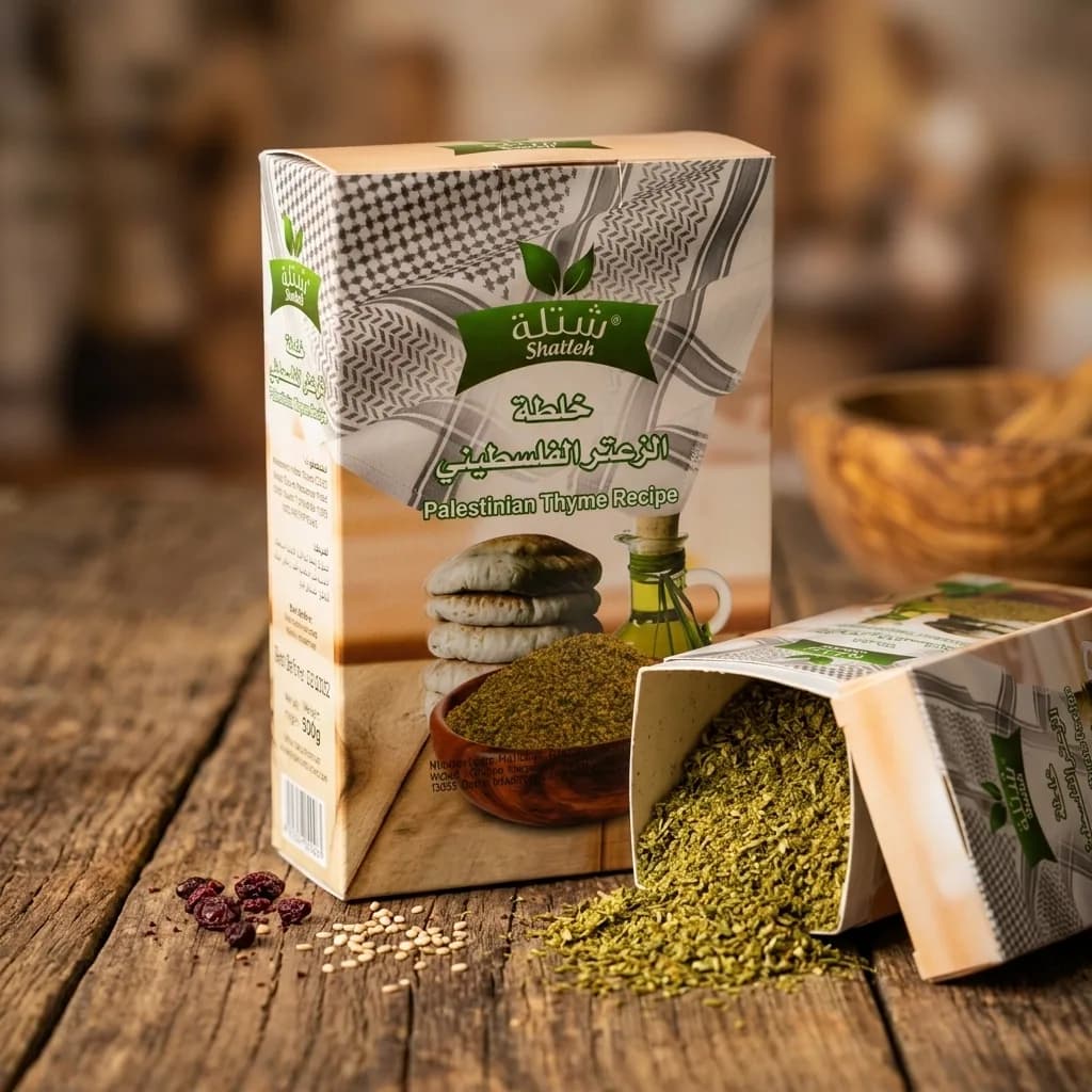 Shatleh Palestinian Thyme Recipe (Za'atar Mix) 2