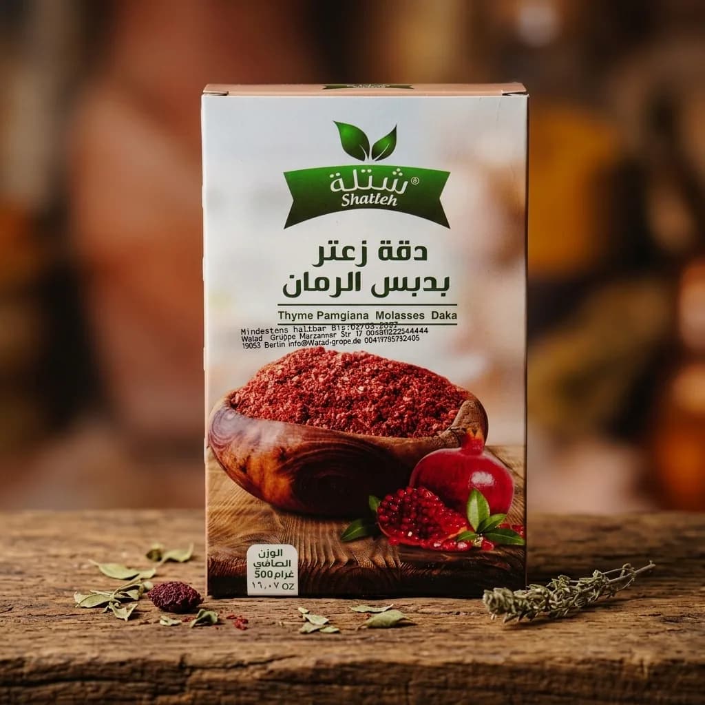 Shatleh Thyme Pomegranate Molasses Daka